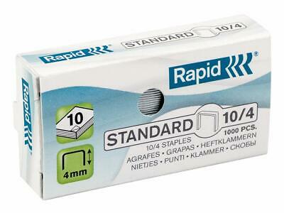 RAPID STANDARD NO. 10 STAPLES, 1000 PCS/BOX