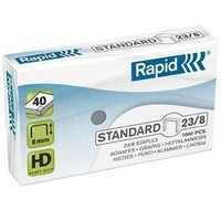 RAPID 23 SERIES STAPLES, 12MM,1000 PCS/BOX FOR HD70, 110,210