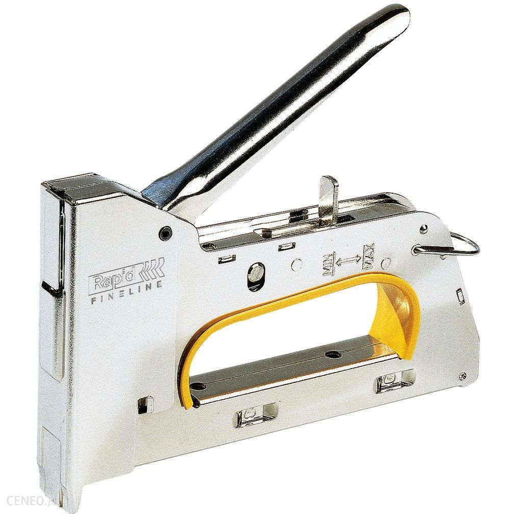 RAPID POWERFUL TACKER FOR FINE WIRE STAPLES WITH PROJECTING NOSE, 6-8MM