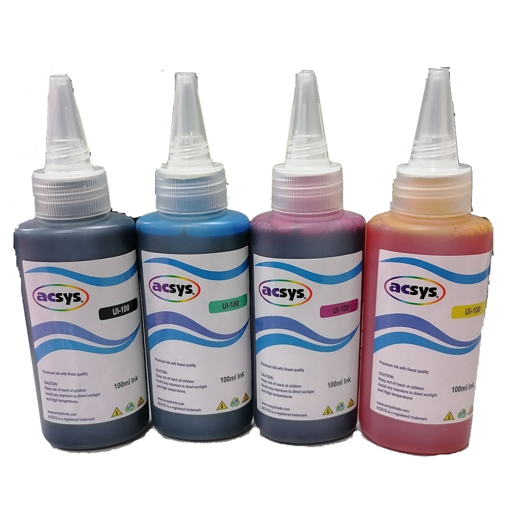 ACSYS UNSCENTED UNIVERSAL INK W/ NOZZLE, 100ML