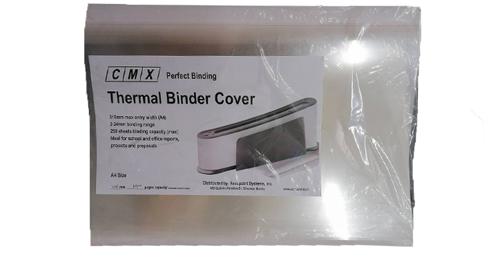 THERMAL BINDING COVER, 10MM, A4 , 12PCS./PACK