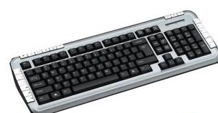 [K266A] ACSYS MULTIMEDIA KEYBOARD, PS/2 INTERFACE, 21 HOT KEYS