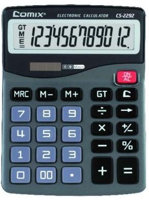 [CS-2292] COMIX 12 DIGITS MEMORY FUNCTION CALCULATOR