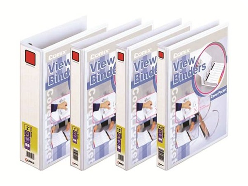 [A210] COMIX 3-D-RING FILE BINDER A4 1"