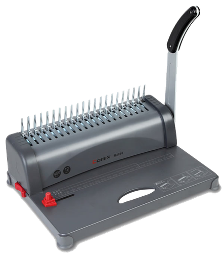 [B2988] COMIX HEAVY DUTY COMB BINDING MACHINE 12 SHEETS PUNCHING CAPACITY, A4 SIZE