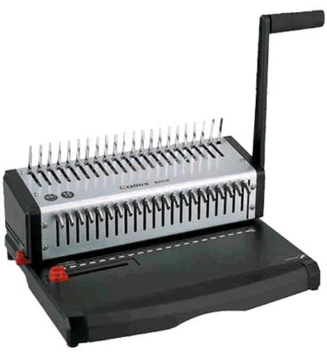 [B2938] COMIX HEAVY DUTY COMB BINDING MACHINE 21 HOLES, 450 SHEETS BINDING CAP., A4