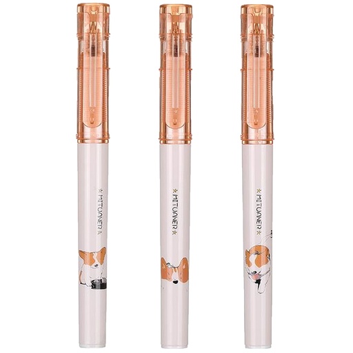 [MTGP504] COMIX MITUANER GEL-INK PEN WITH CAP, 0.5MM BLACK