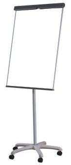 [BM9866] COMIX MOBILE FLIPCHART EASEL, 26"X38" ALUMINUM FRAME