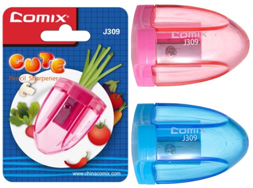 [J309] COMIX PENCIL SHARPENER, SINGLE HOLE FOR 8MM PENCIL