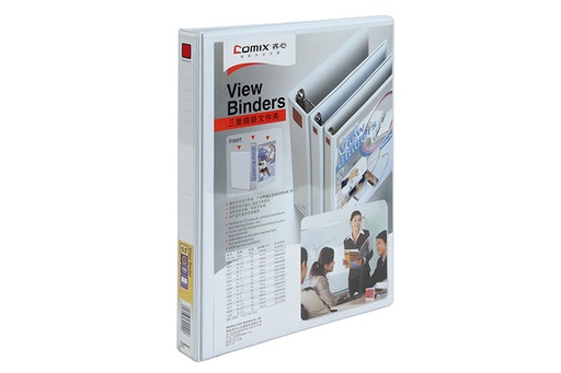 [A216F] COMIX PVC D-RING BINDER, 3 RING, FC SIZE, 2"