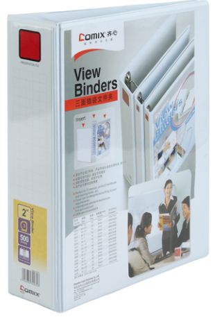 [A235F] COMIX PVC, D-RING BINDER, 3 RING, FC SIZE, 2.5"