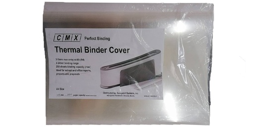 [TBC-3MM-R] THERMAL BINDING COVER, A4, 3MM , 12 PCS/PACK