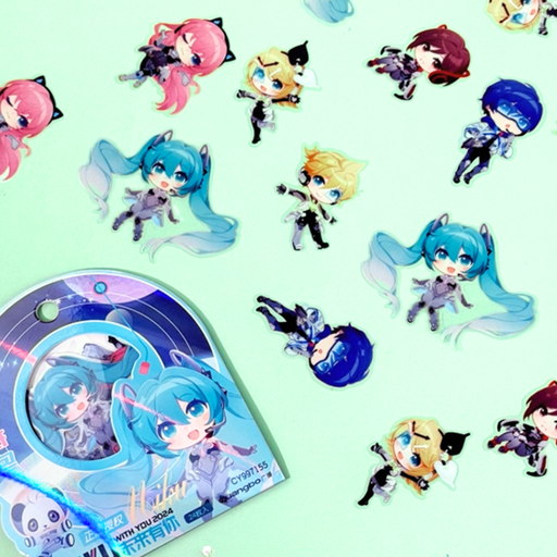 [CY997155] STICKER, 24 PCS/PACK, 6 DESIGNS