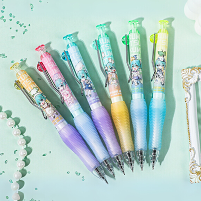 [CY998006-3] GEL INK PEN, 3 PCS/PACK, 2 DESIGNS, 0.5MM ST TIP