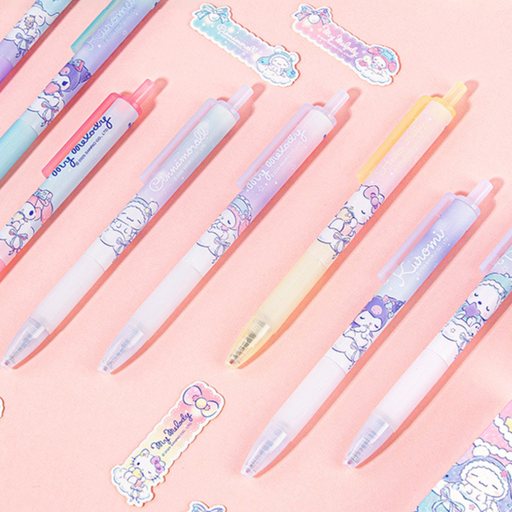 [KT82240] RETRACTABLE GEL PEN, 0.5MM BLACK